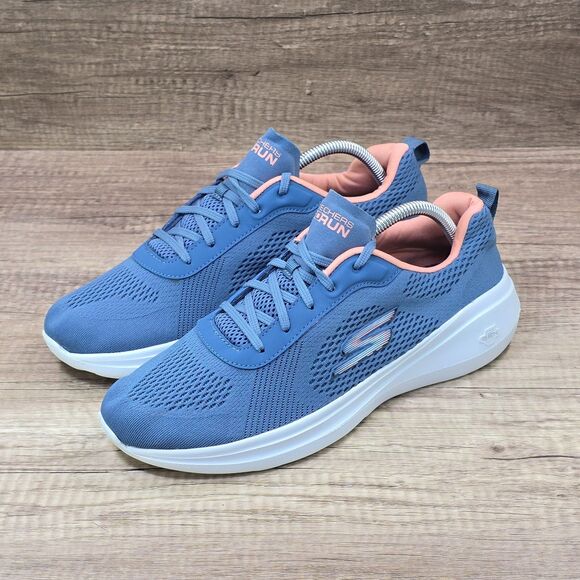 SKECHERS Go Run Women's Size 11 Blue Running Shoes (15107) - Picture 7 of 9